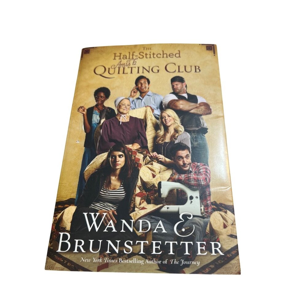 The Half-Stitched Amish Quilting Club By Wanda E. Brunstetter Paperback Fiction